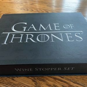 Brand new Game of Thrones wine stopper set
